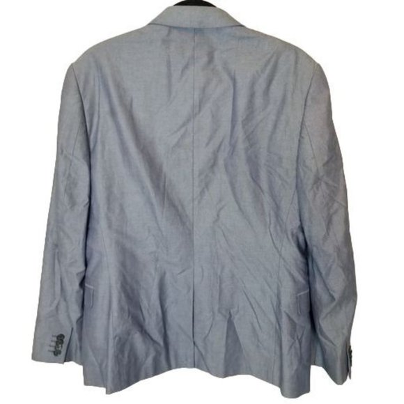 Express Mens 38S Light Blue Long Sleeves Slim Fit - Picture 9 of 9